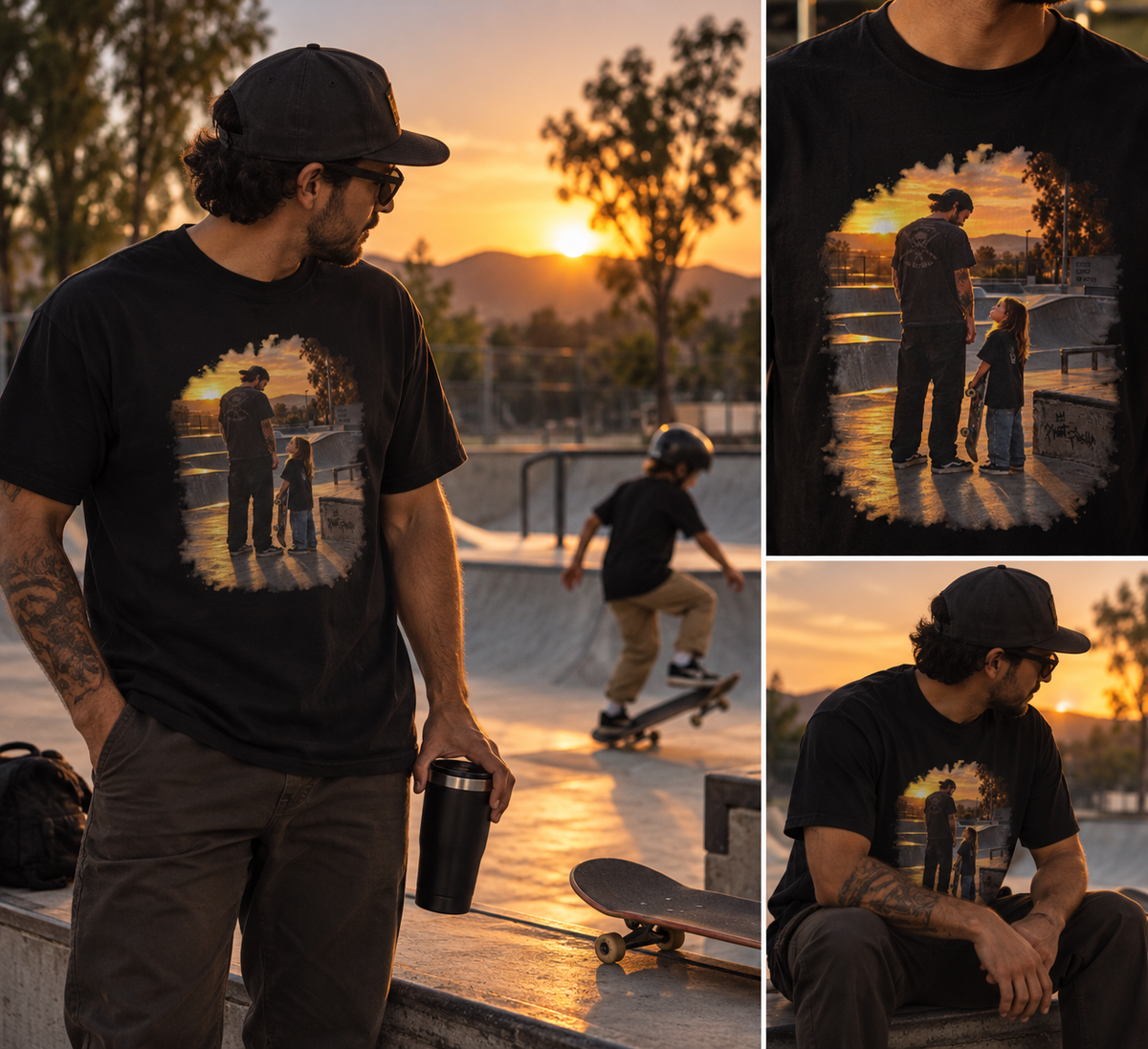 PHAT PHELLA Passing It Down graphic T-shirt — product view 1