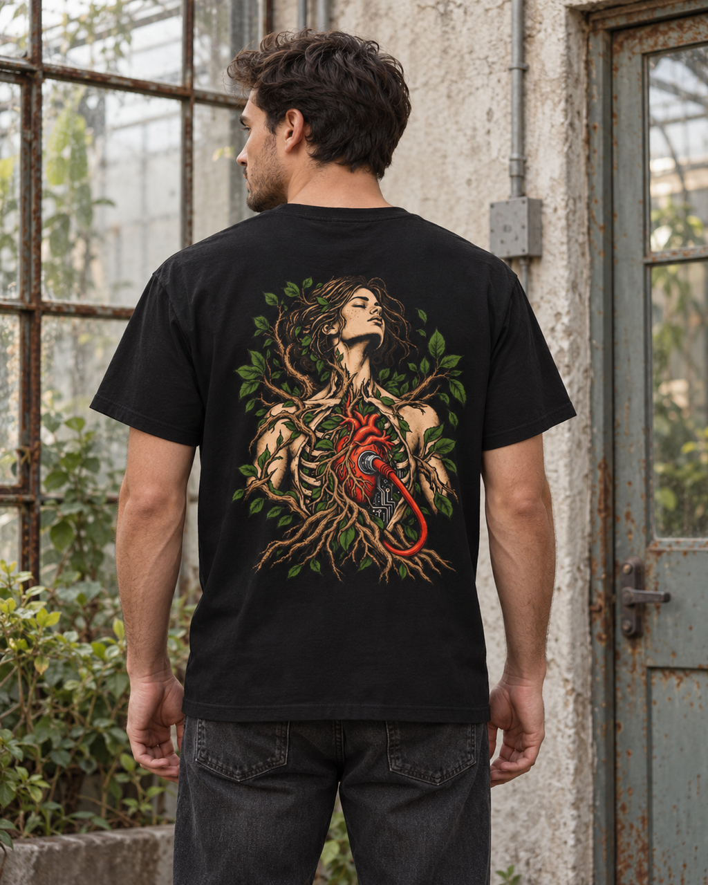 PHAT PHELLA BORROWED CURRENT graphic T-shirt — product view 1