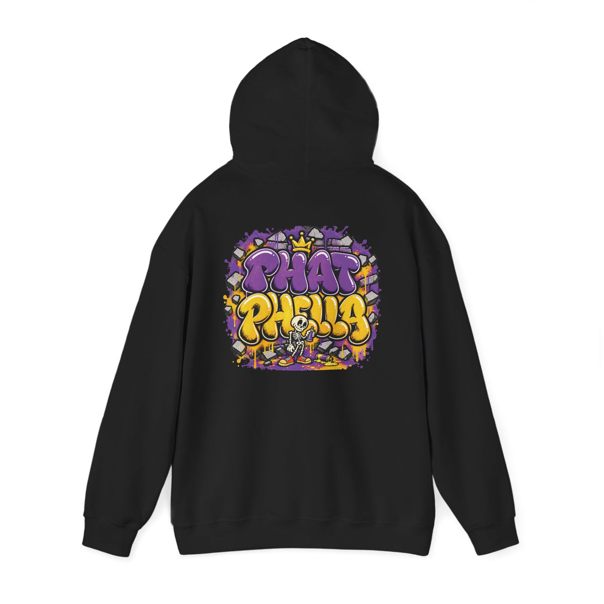 PHAT PHELLA Powder Tag Hoodie graphic hoodie — product view 4